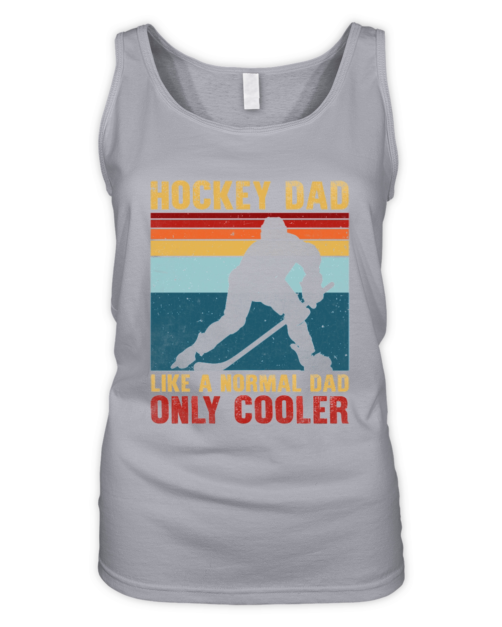 Hockey Dad Like a Normal Dad Organic Women's Tank Top
