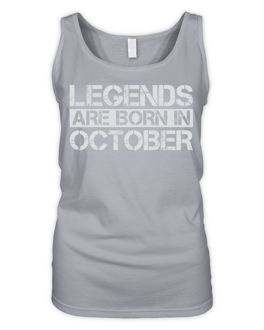 Legends are born in October Organic Women's Tank Top
