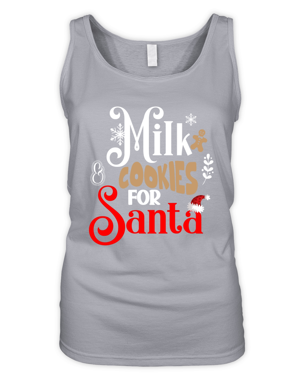 Milk & Cookies For Santa Organic Women's Tank Top