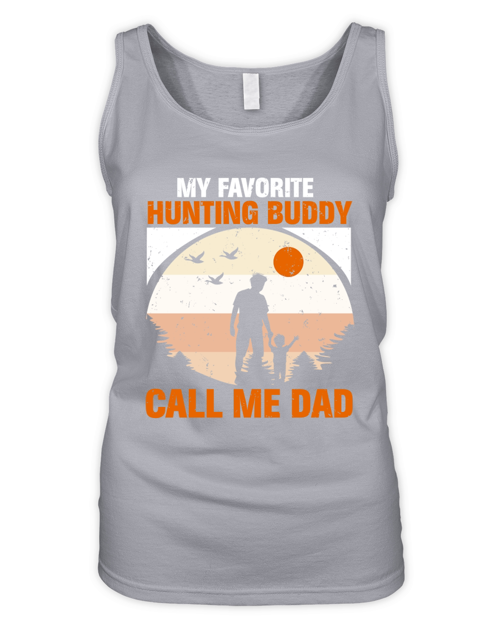 My Favorite Hunting Buddy Call Me dad Organic Women's Tank Top