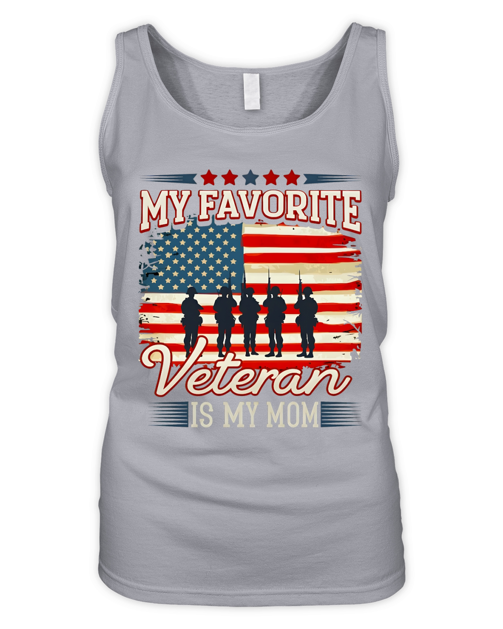 My favorite Veteran Is My Mom 03 Organic Women's Tank Top
