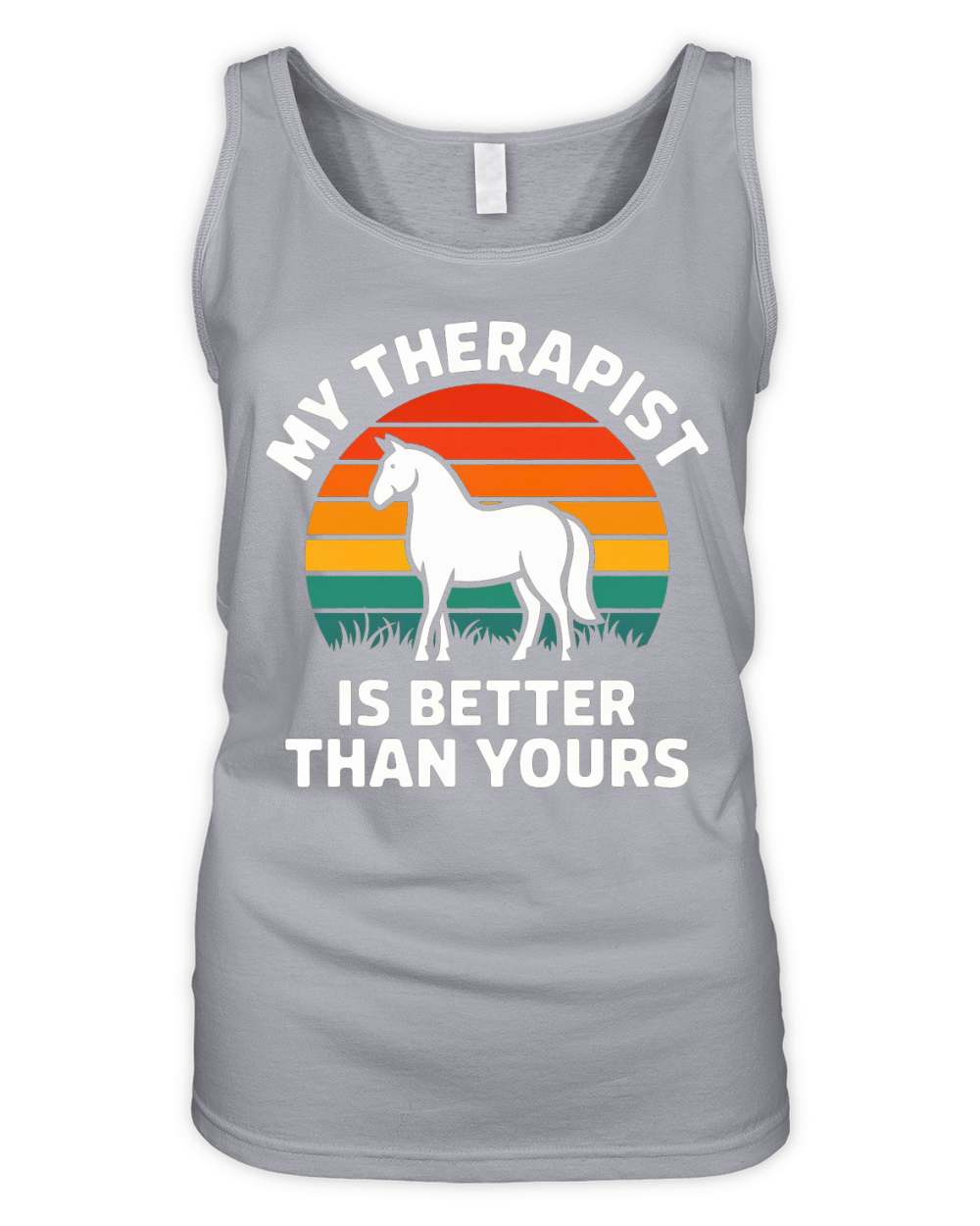 My Therapist Is Better Than Yours Horse Organic Women's Tank Top