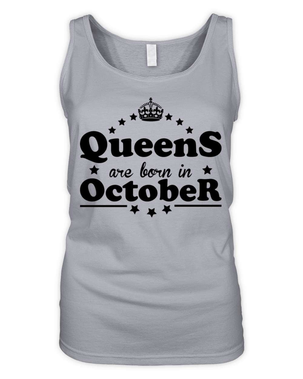 Queens are born in October Organic Women's Tank Top