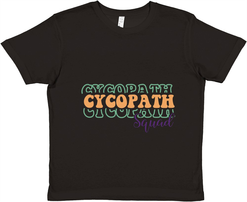 Cycopath Squad Premium Kids Crewneck T-shirt