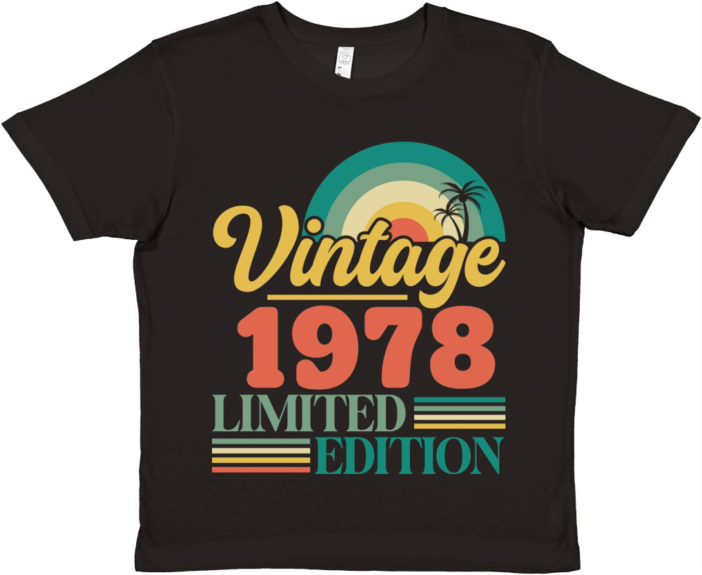 Vintage 1978 limited edition Premium Kids Crewneck T-shirt