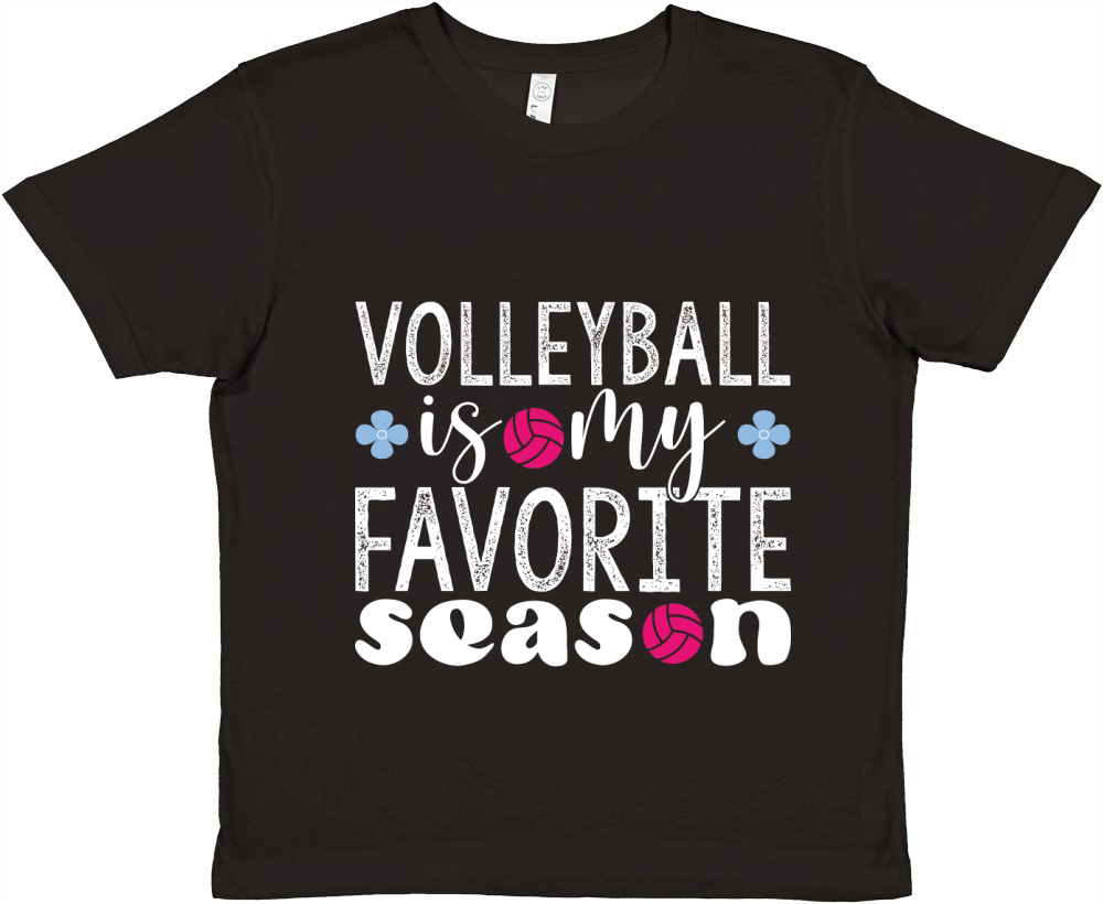 Volleyball is my favorite season Premium Kids Crewneck T-shirt