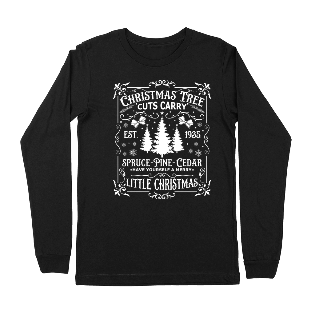 Christmas tree cuts carry spruce pine cedar white300 Premium Long Sleeve