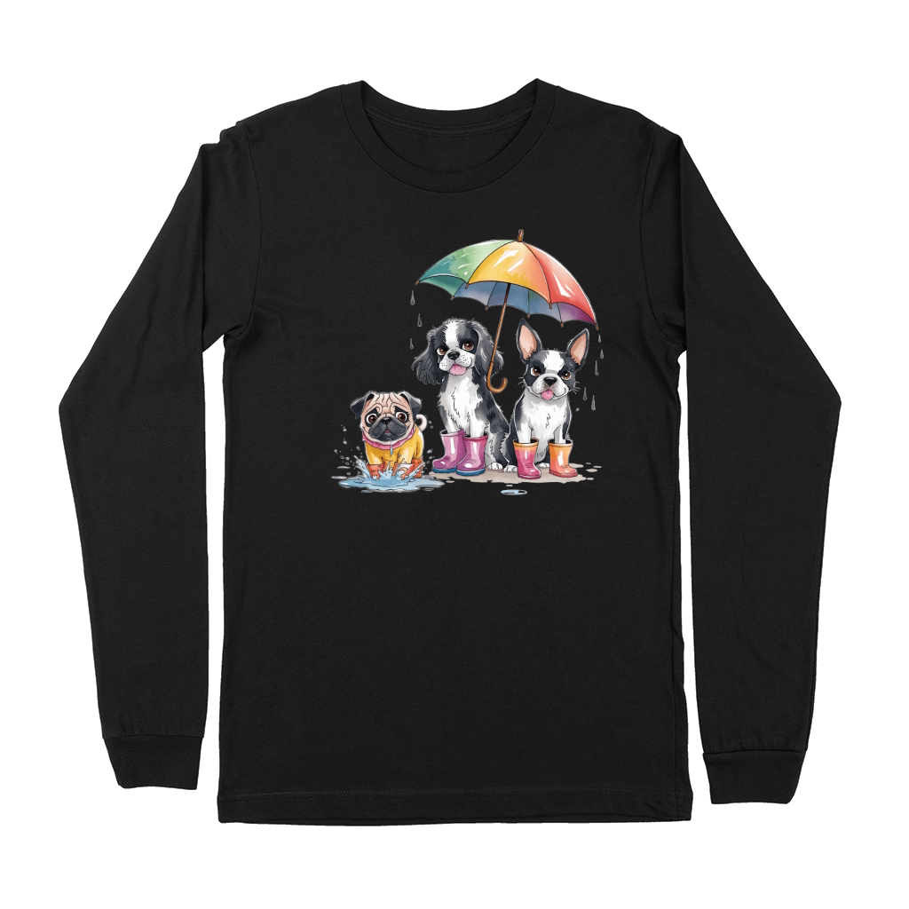 Dog Watercolor Bundle 09 Premium Long Sleeve