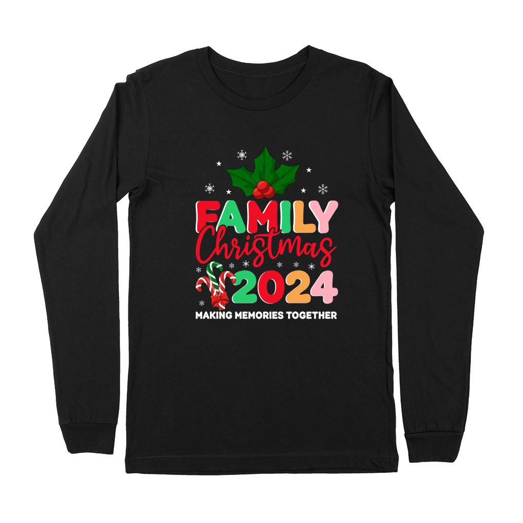 Family Christmas 2024 Making Memories Together Premium Long Sleeve