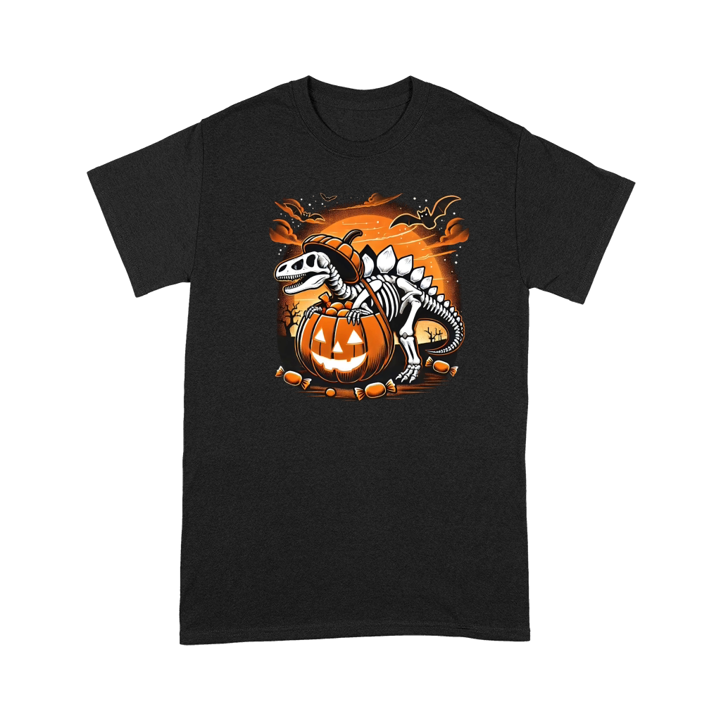 Halloween Dinosaur Skeleton 08 Premium T-shirt