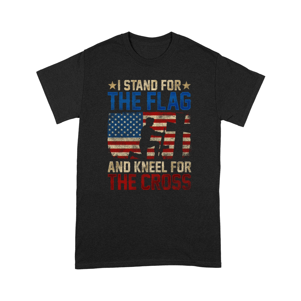 I Stand For The Flag And Kneel For The Cross Premium T-shirt
