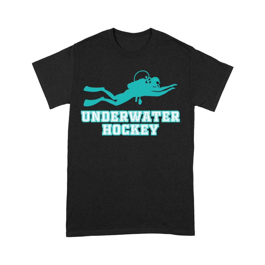 Underwater Hockey Athlete Funny Vintage Workout Sp Premium T-shirt