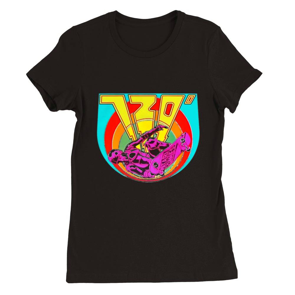 720 Degrees-Skateboard arcade game shirt Premium Womens Crewneck T-shirt