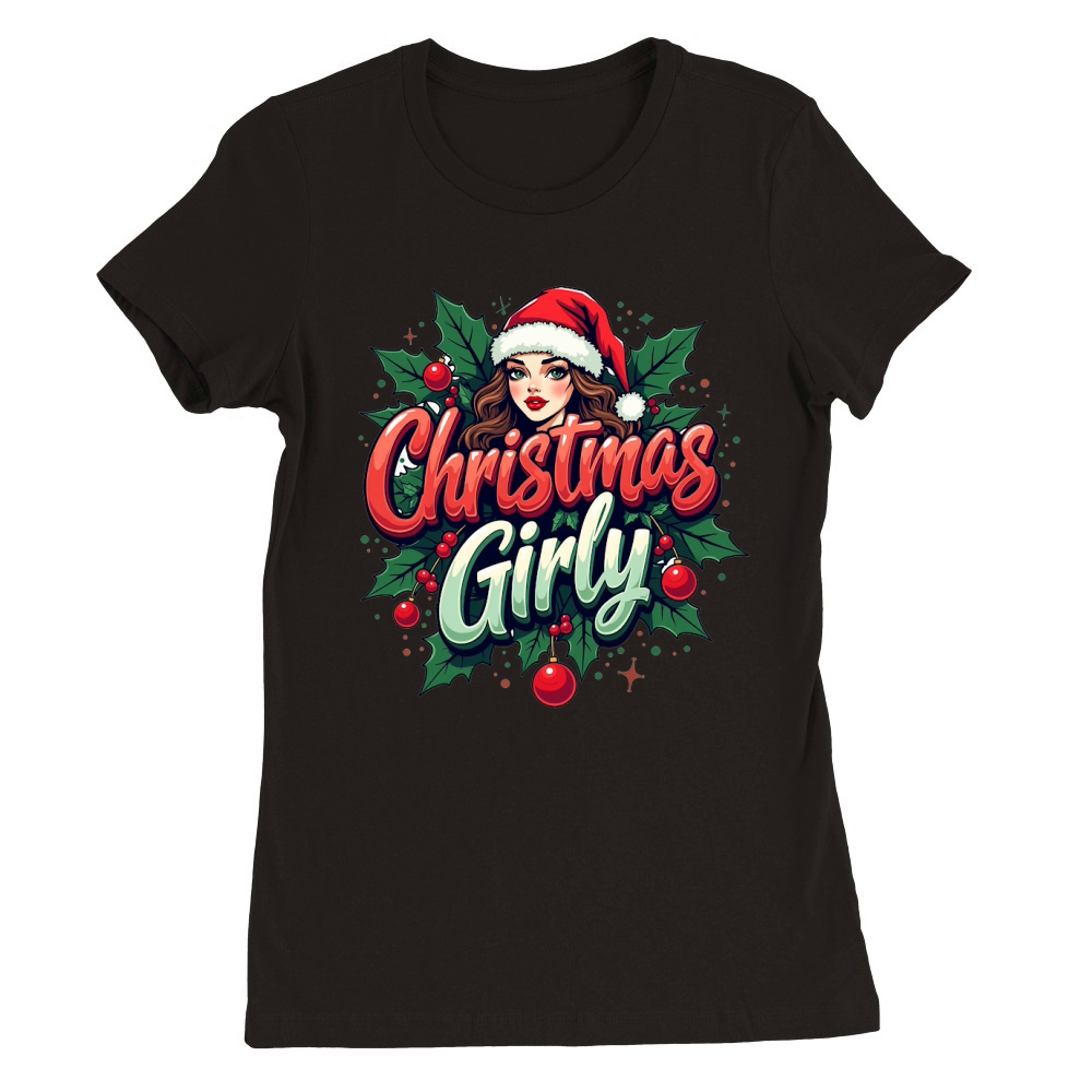 Christmas Girly 1.01 Premium Womens Crewneck T-shirt