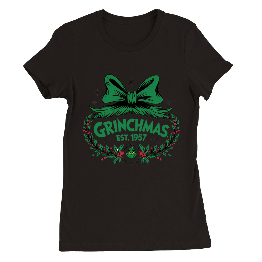 grinchmas Premium Womens Crewneck T-shirt