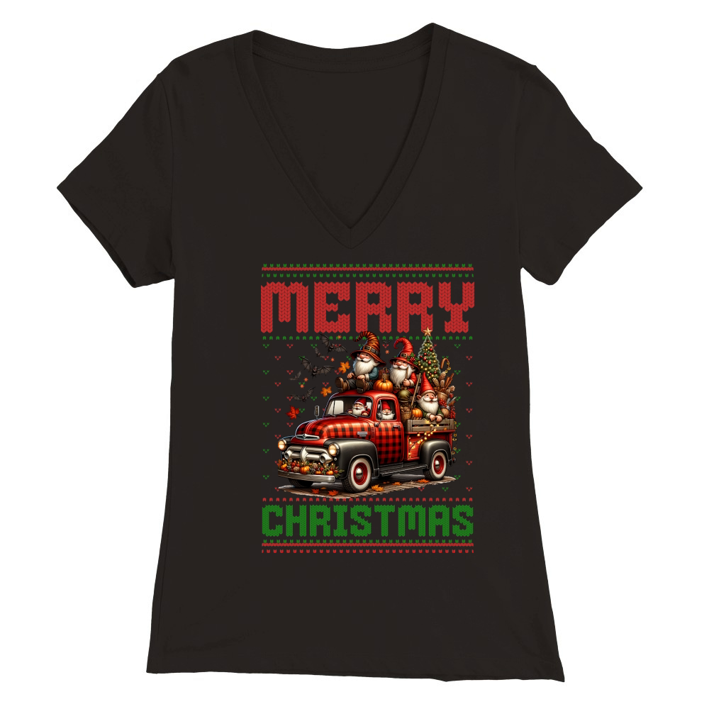 Merry christmas 59 42 Premium Womens V-Neck T-shirt