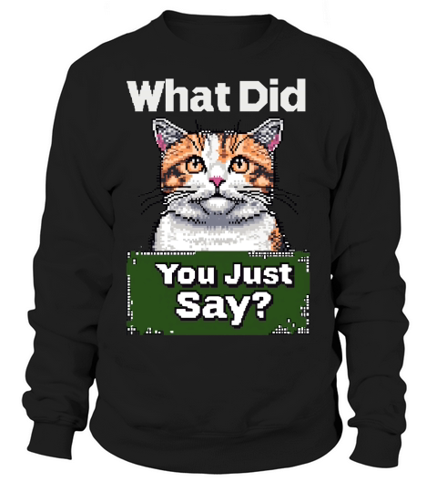Retro Cat Sublimation Sweatshirt Unisex