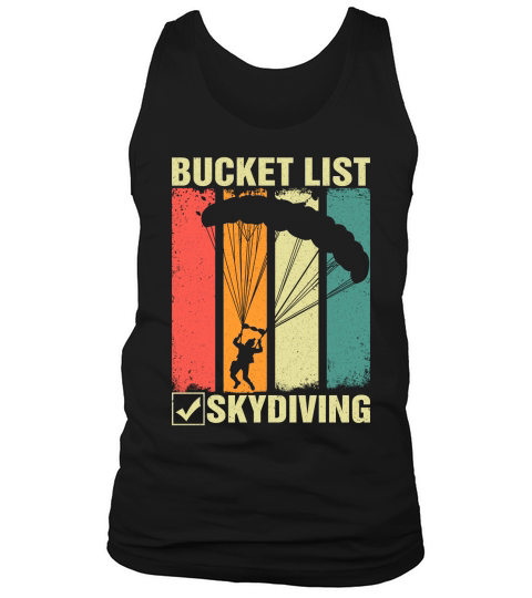 Bucket list skydiving 09 Tank Top Unisex