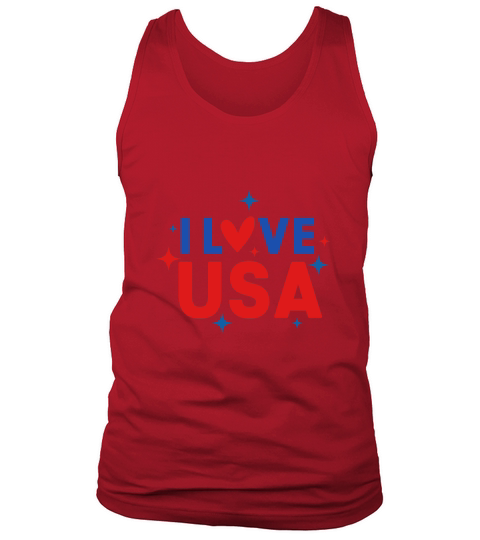I love usa Tank Top Unisex