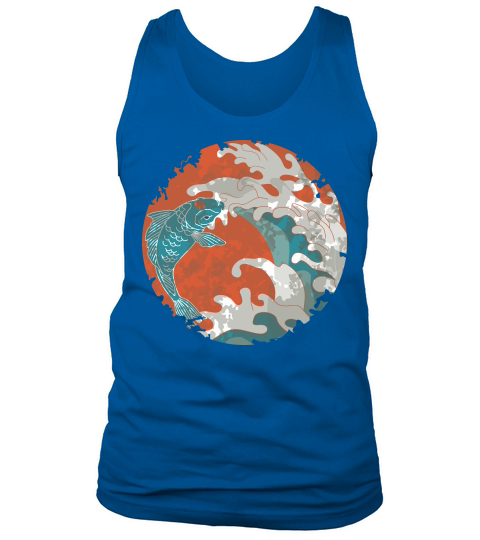 Vintage Koi Fish Japanese Tank Top Unisex