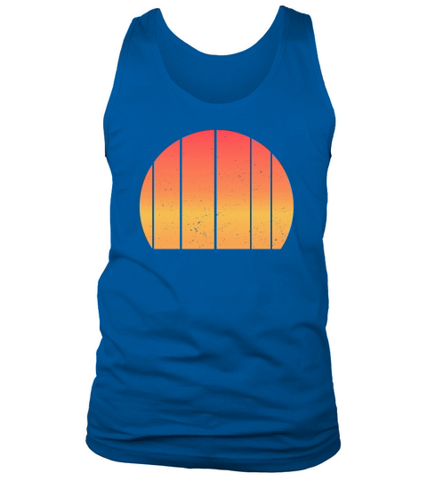 Vintage Retro Sunset (12) Tank Top Unisex