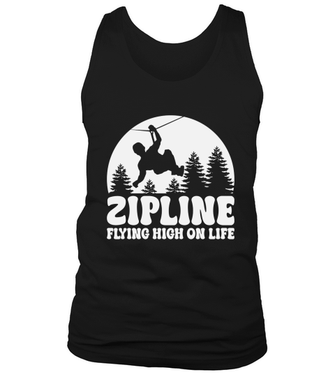 Zip Line Flying High On Life 03 Tank Top Unisex