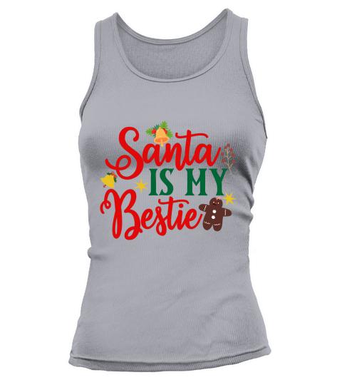 Santa Is My Bestie Tank top Woman