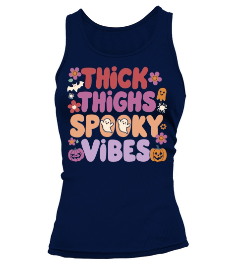 Thick Thighs Spooky Vibes Tank top Woman