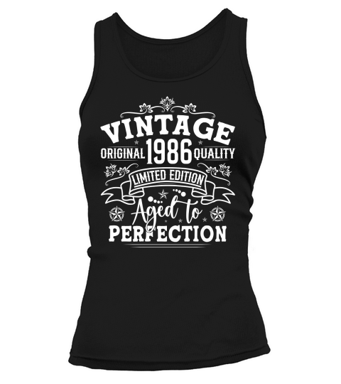 Vintage Birthday TShirt Design Bundle 1986 Tank top Woman