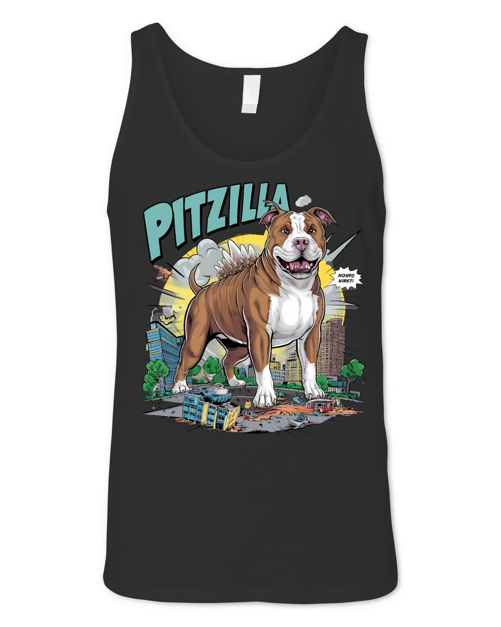 dogzilla (10) Unisex Jersey Tank