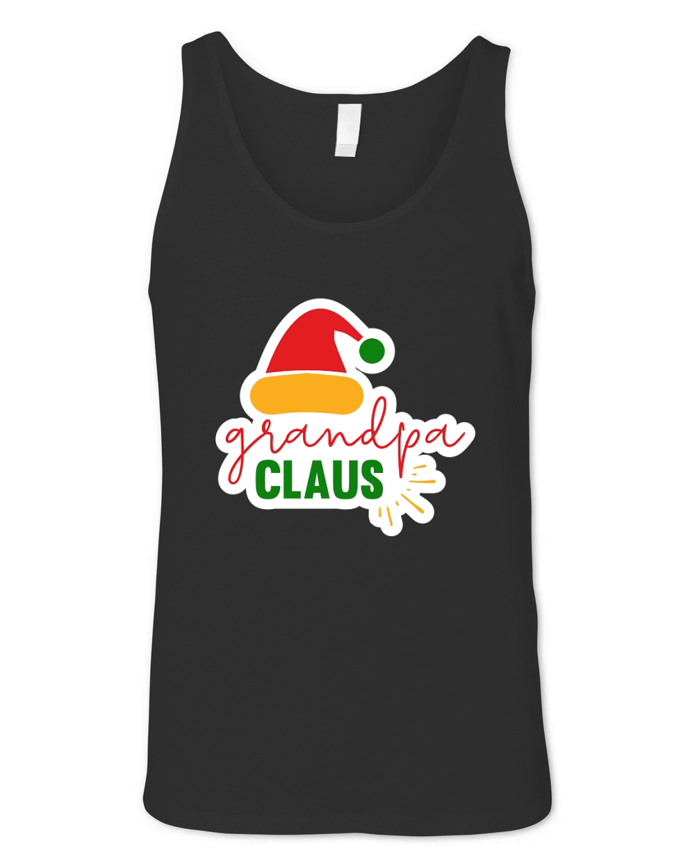 Grandpa Claus 1 Unisex Jersey Tank