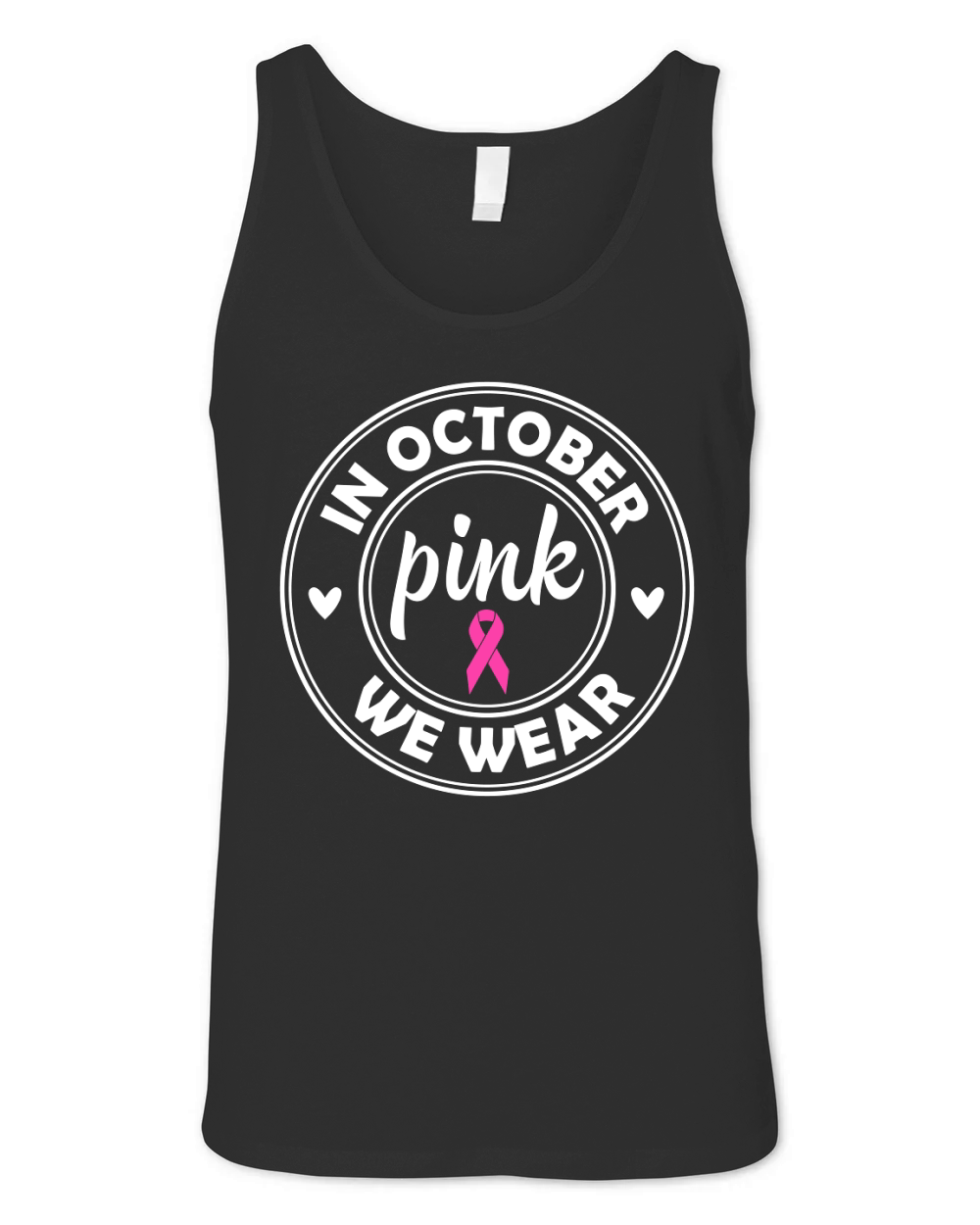 In October Pink We Wear Unisex Jersey Tank