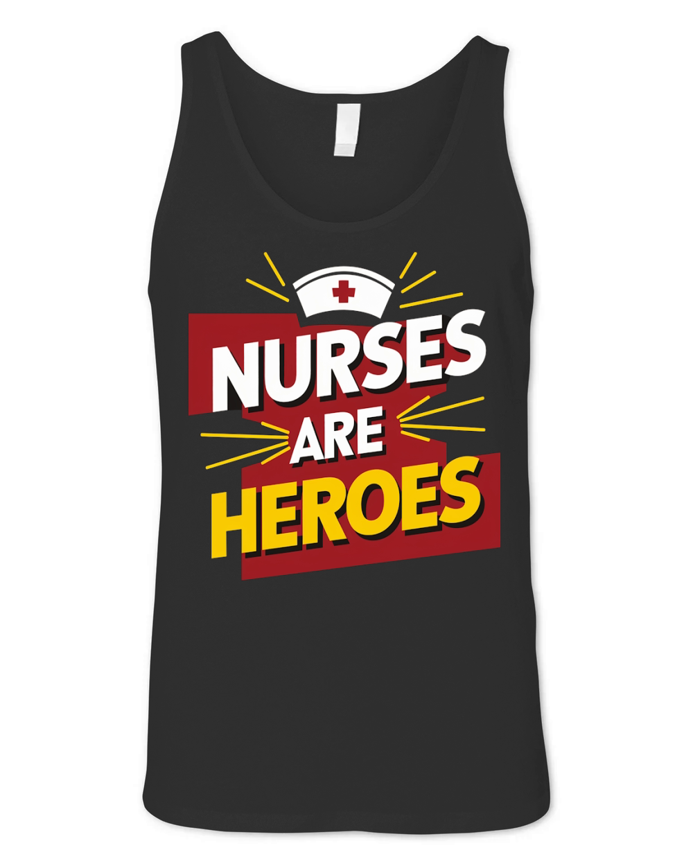 Nurses Are Heroes Unisex Jersey Tank