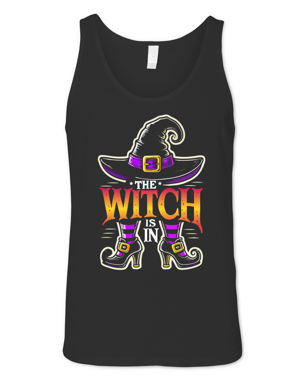The Witch Is In Unisex Jersey Tank