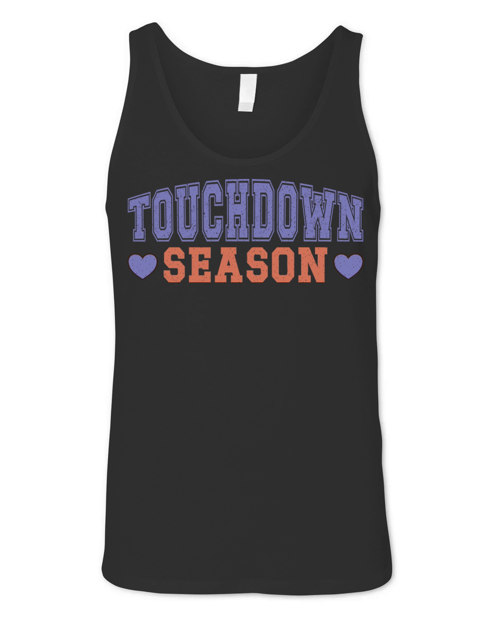 Touchdown Season color grunge Unisex Jersey Tank