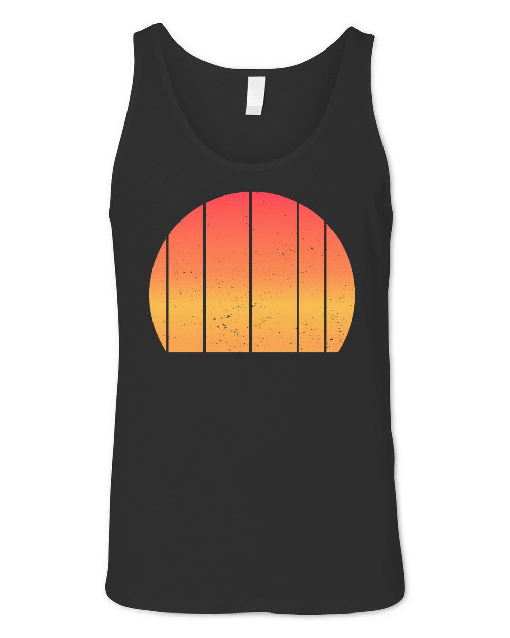 Vintage Retro Sunset (12) Unisex Jersey Tank