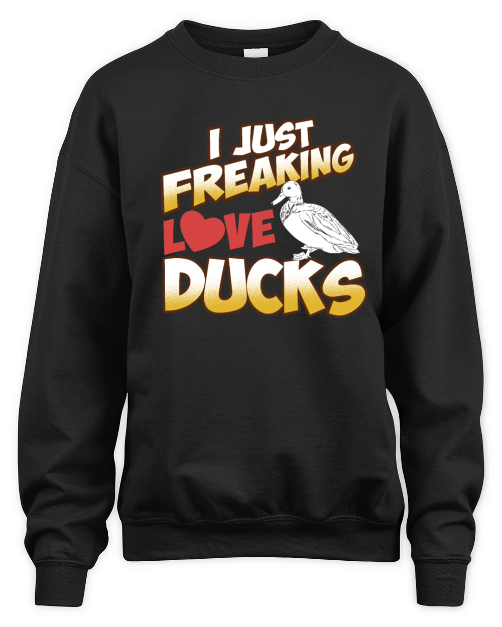 Duck Breeder Animal Love Gift Idea Gift Unisex Premium Crewneck Sweatshirt