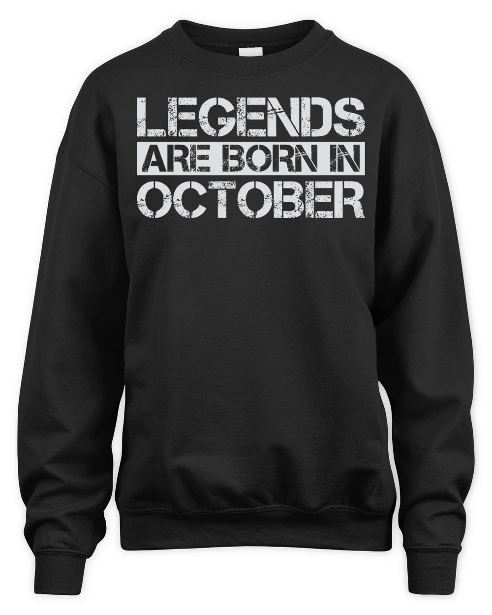 Legends are born in October Unisex Premium Crewneck Sweatshirt