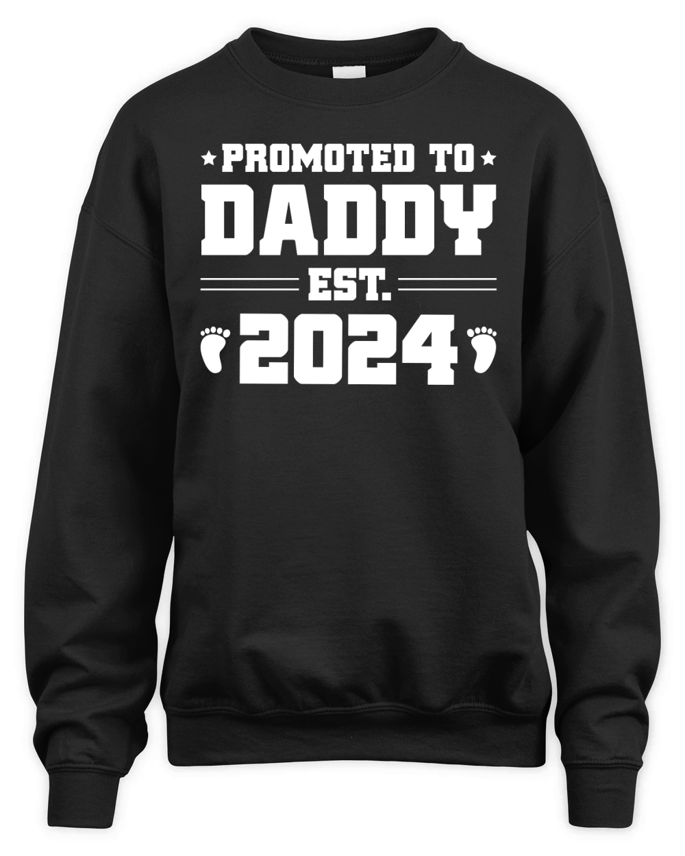 Promoted to Daddy Est 2024 Unisex Premium Crewneck Sweatshirt