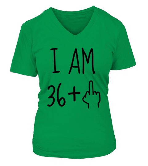 37th Birthday Gift V-neck T-Shirt Woman