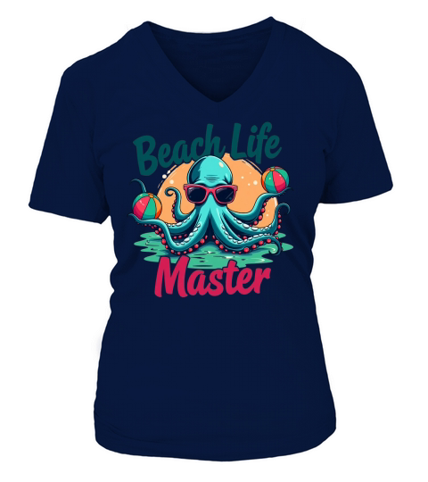 Beach Life Master V-neck T-Shirt Woman