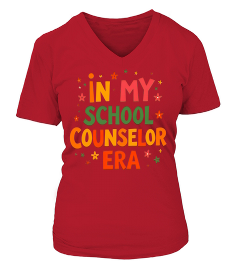 In My School Counselor ERA 4 V-neck T-Shirt Woman