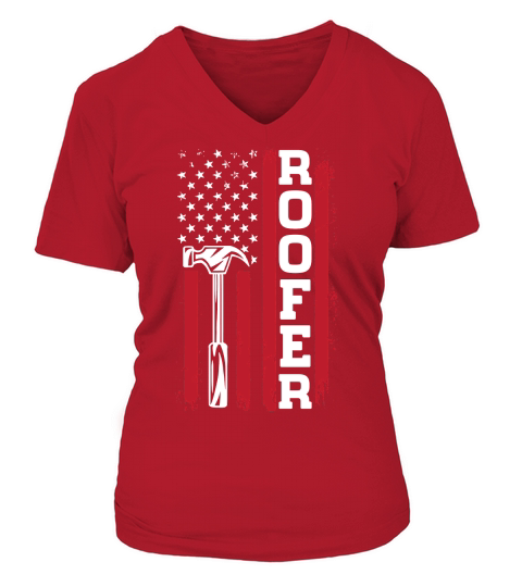 Skilled Roofers Arent V-neck T-Shirt Woman
