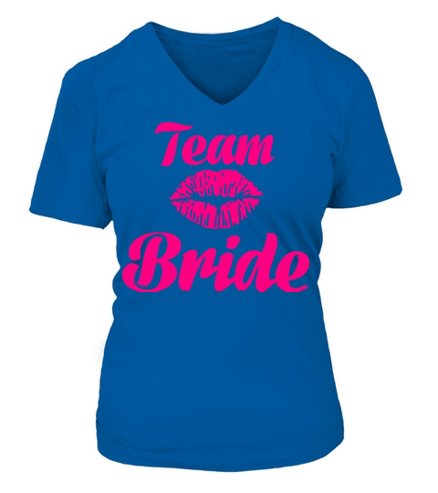 Team Bride V-neck T-Shirt Woman