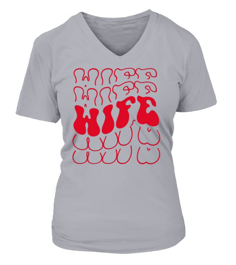 Wife V-neck T-Shirt Woman