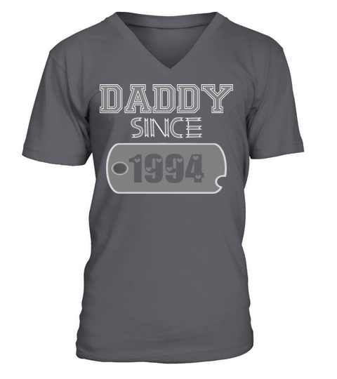 Daddy Since Tag 1994 Happy Fathers Day V-Neck T-shirt