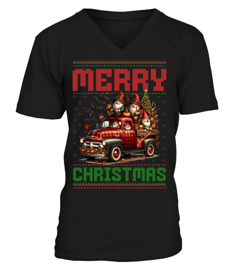Merry christmas 59 42 V-Neck T-shirt