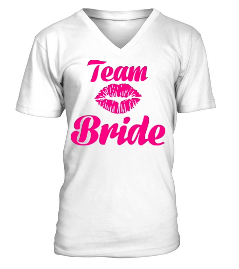 Team Bride V-Neck T-shirt