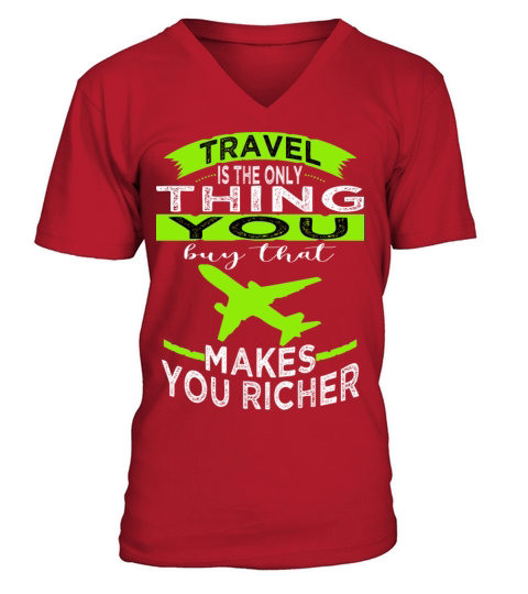 vintage statement bday traveling quotes trip V-Neck T-shirt