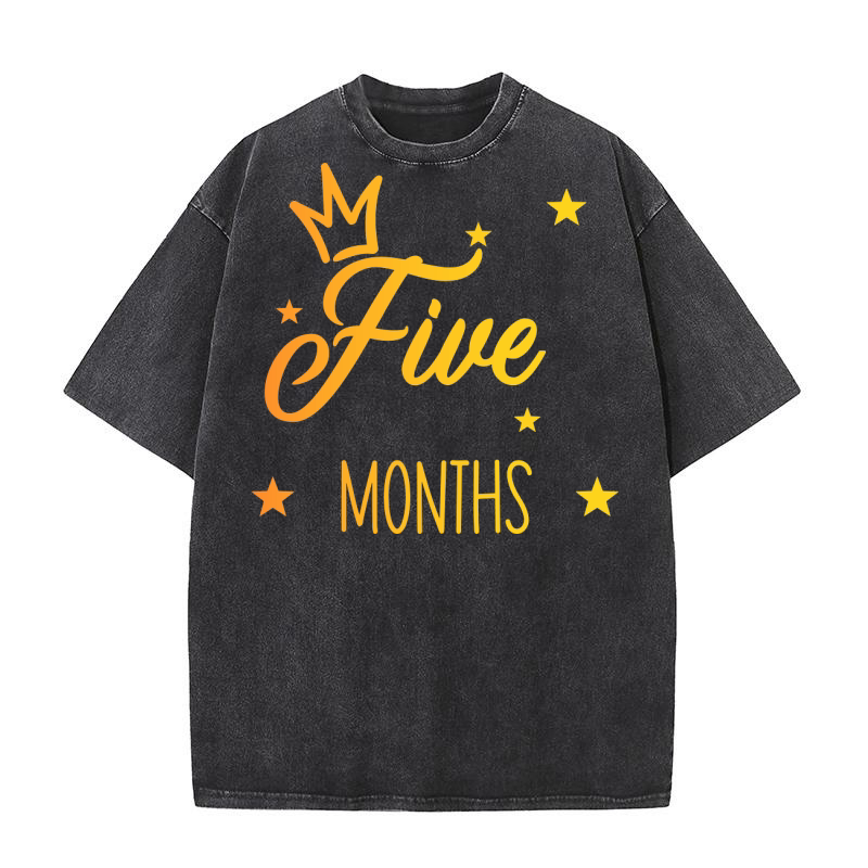 Five Months Washed T-Shirt
